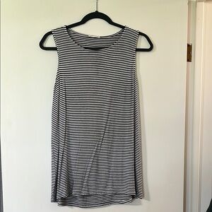 Classic Navy and White Striped Tank Top